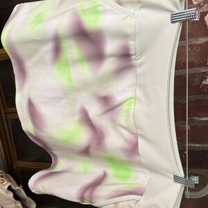 Abstract Purple and Green Skirt for Golf from Adidas